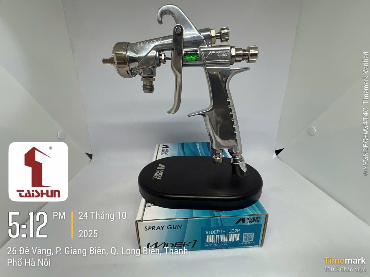 Súng phun sơn WIDER1-10E2P Anest Iwata